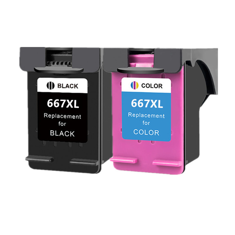 Jual Remanufactured Ink Cartridge Replacement for HP 667 667XL for ...
