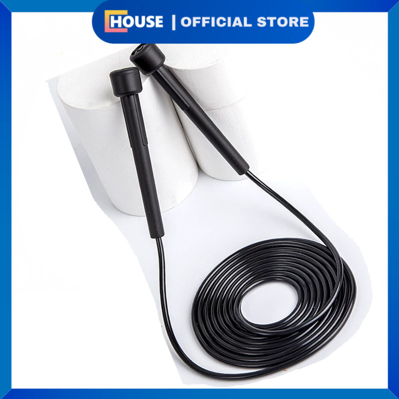 UHOUSE Lompat Tali Skipping Jump / Alat Olahraga Jump Rope / Skipping Portable Active PVC Ringan
