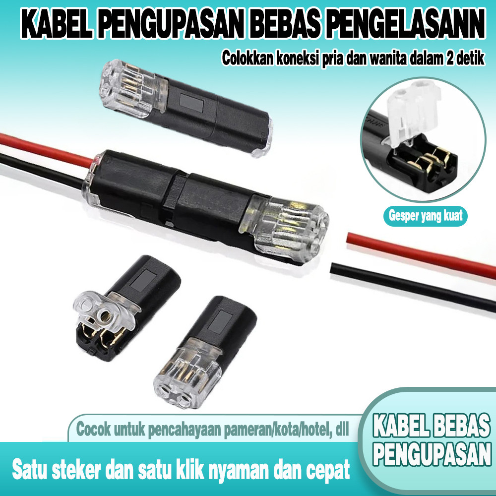 Jual 10 pcs D2 Blok Terminal Soket Konektor Kabel Koneksi Cepat/low ...