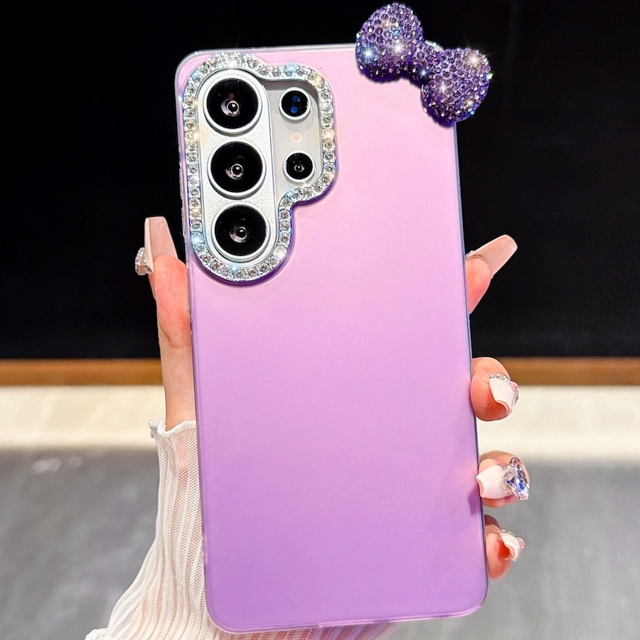 Jual 3D Lovely Bowknot Glitter Diamonds Phone Case For Samsung S24 S25 ...