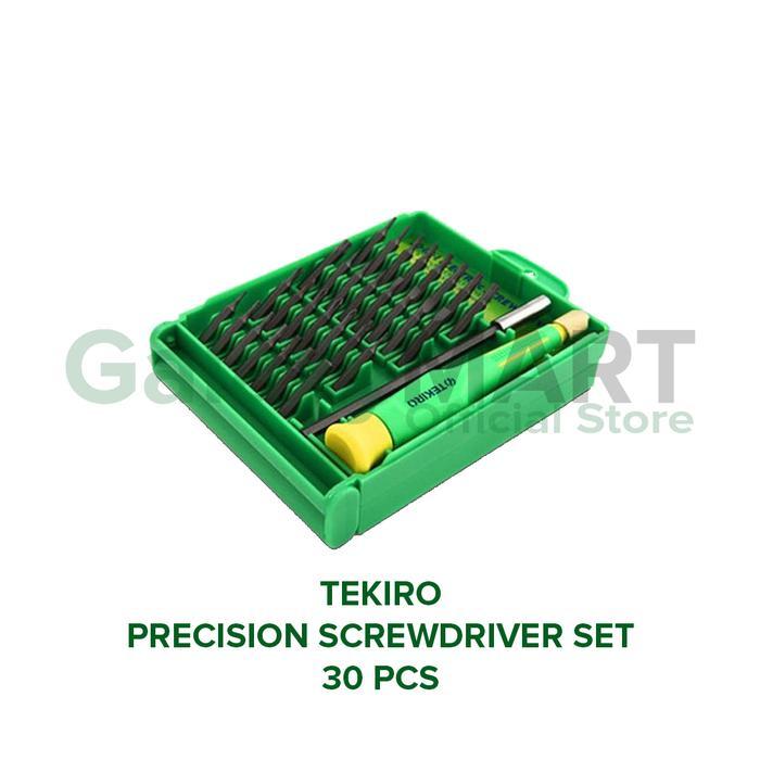 Jual TEKIRO Precision Screwdriver / Obeng Presisi SET 30 PCS by Bunga ...