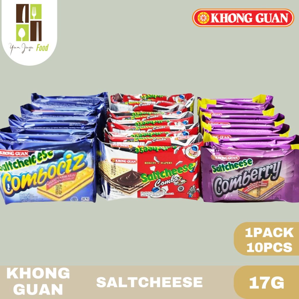 Jual KHONG GUAN / 17g / 1PACK-10PCS / Saltcheese Combociz / Saltcheese ...