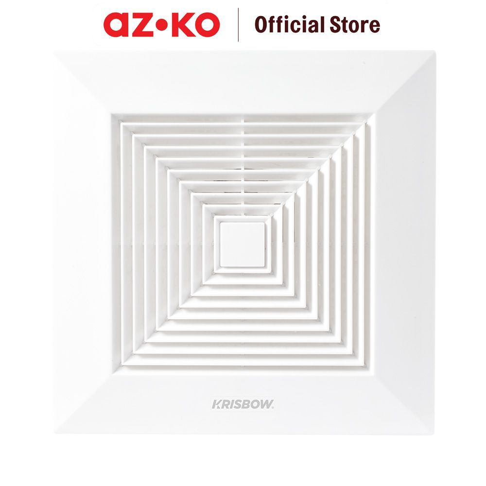 Product image AZKO Krisbow Exhaust Fan Plafon 8 Inch Ventilasi Udara Sirkulasi Ruangan Dapur Kamar Mandi