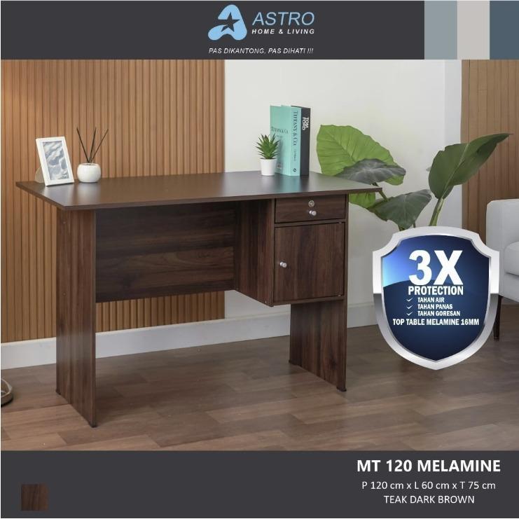 Jual Meja Kerja / Meja Belajar Astro astrobox MT 120 Melamine | Shopee ...