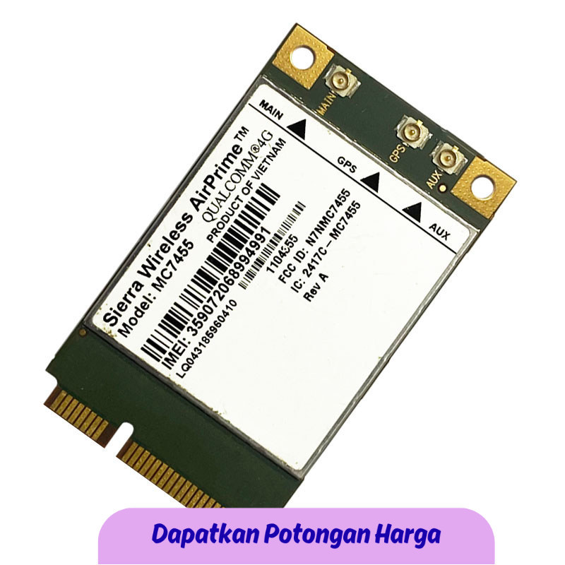 Jual SSN MC7455 LTE 4G Card Mini PCI-E FDD-LTE TDD-LTE 4G Module Cat6 ...