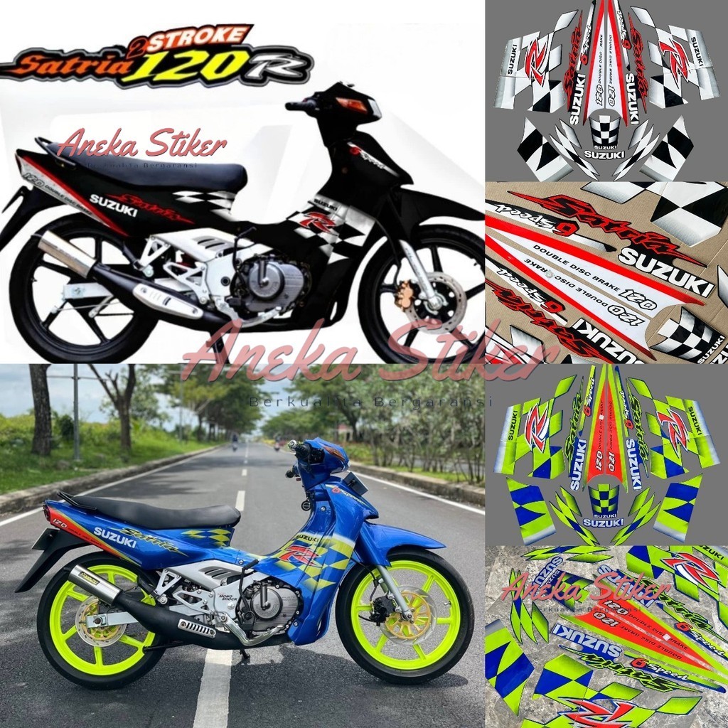 Jual Striping Stiker Suzuki Satria 120 R 2003 2 tak Lumba Kenny Robert ...