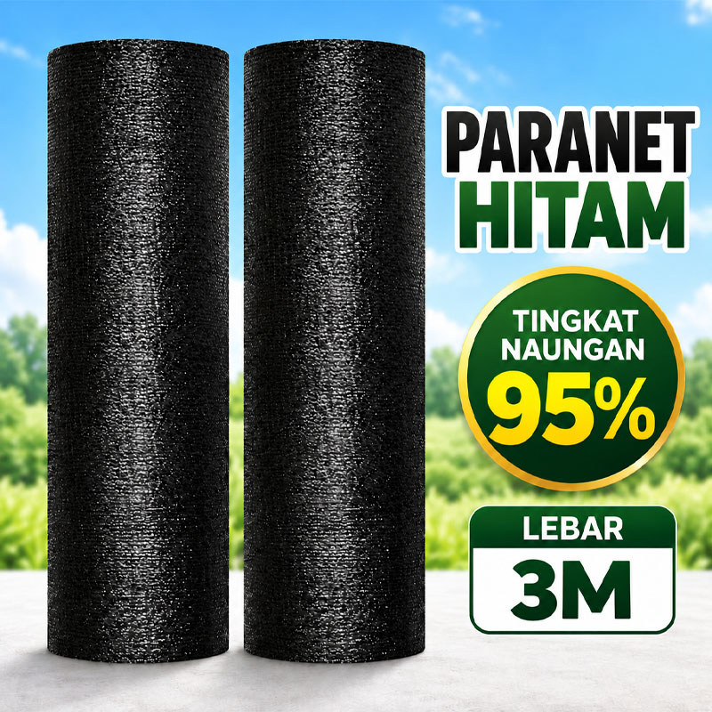 Jual Paranet HDPE Anti UV 95% Jaring Pelindung Matahari Lebar 3M ...