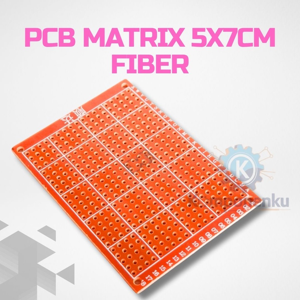 Jual PCB Matrix 5x7cm Fiber – Papan Project DIY Elektronik | Shopee ...