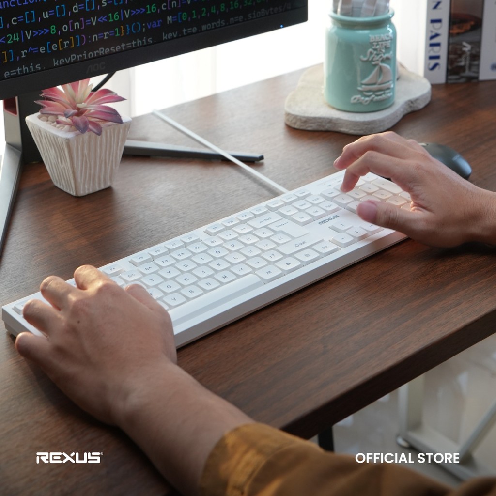 Rexus K293 Keyboard Office Wired Full Size Membrane (5)