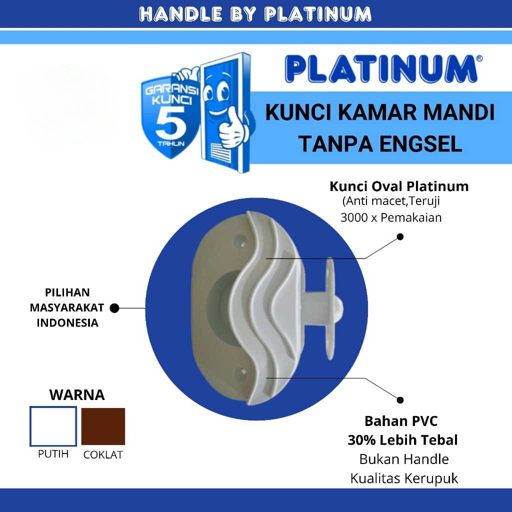 Jual Kunci pintu kamar mandi pvc marlin/Kunci Pintu PVC | Shopee Indonesia