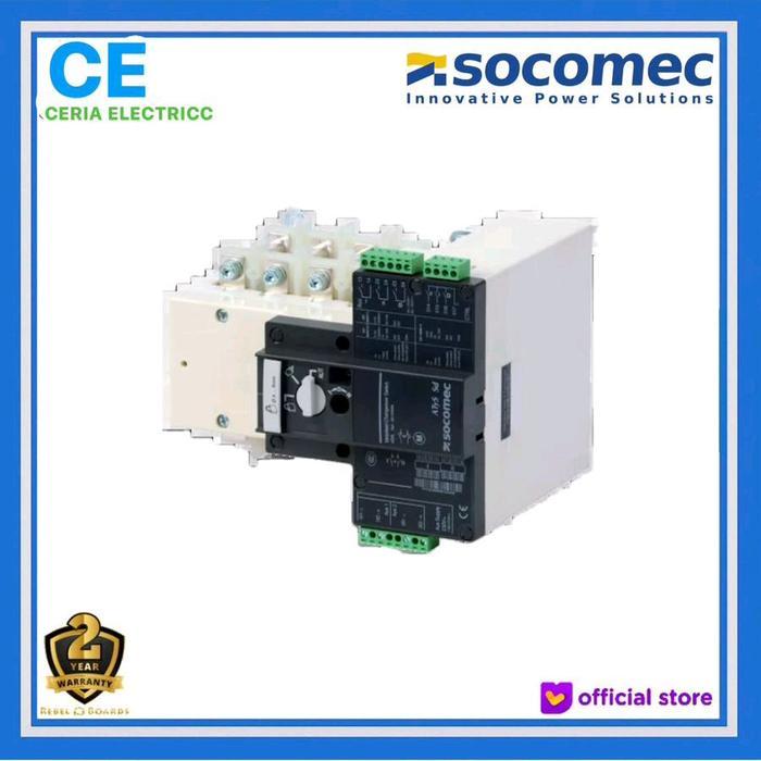 Jual CHANGE OVER SWITCH 4P 100A MOTORIZED ATYS S SOCOMEC COS ORIGINAL ...