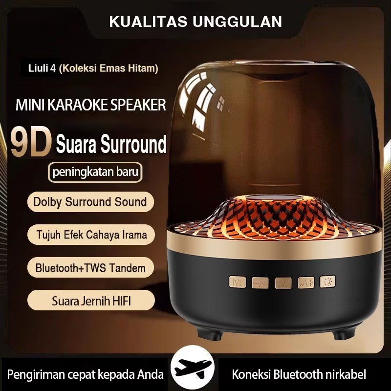 Jual Speaker Bluetooth Portable Premium- Bass Kuat LED RGB Koneksi ...