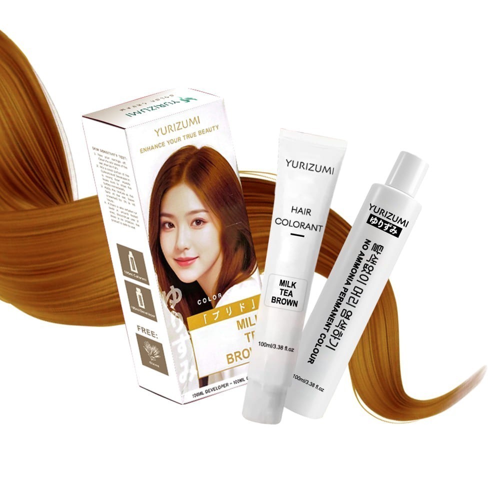 Jual Cat Rambut Yurizumi Permanen No Ammonia Fashion Color Red Wine ...