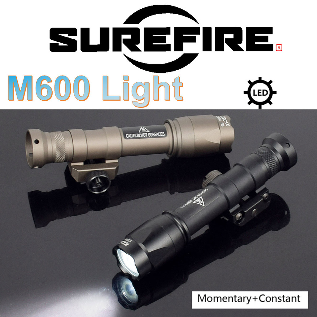 Jual Tactical Scout Light SureFire M600 M600B M600C Dual Pressure Swit ...