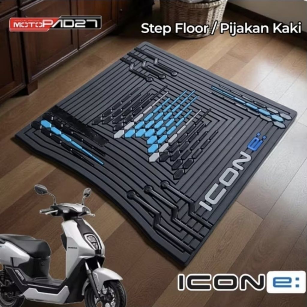 Jual Motopad27 Karpet Motor Listrik Honda ICON E Floor Mat - Premium ...