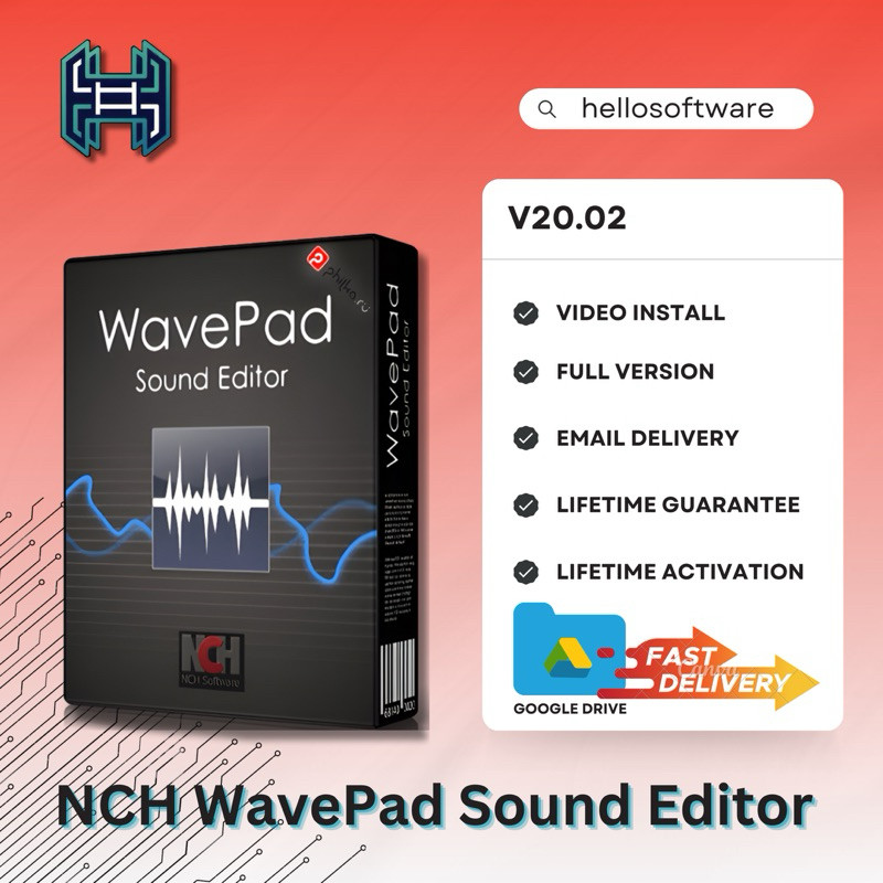 Jual NCH WavePad Sound Editor Masters Edition v20.02 Full Version ...