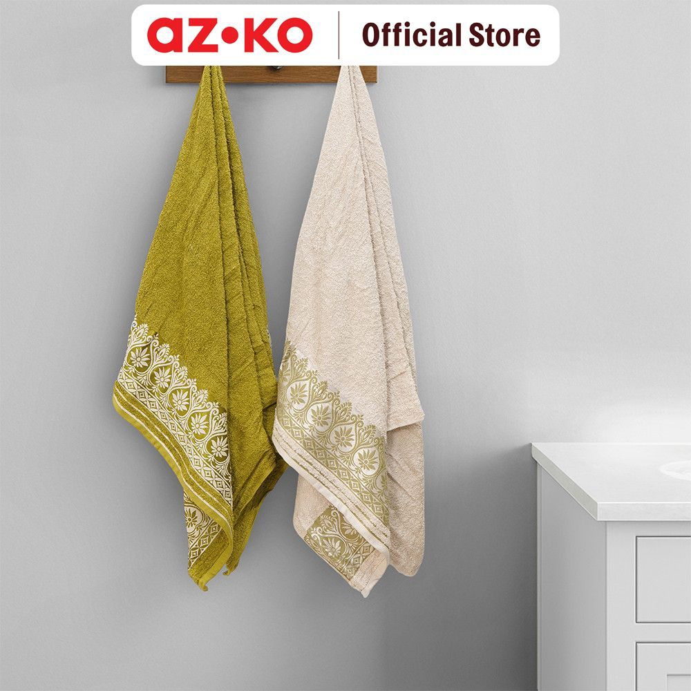 Jual AZKO Forhom Set Handuk Mandi Katun Bath Towel Handuk Dewasa Anduk ...