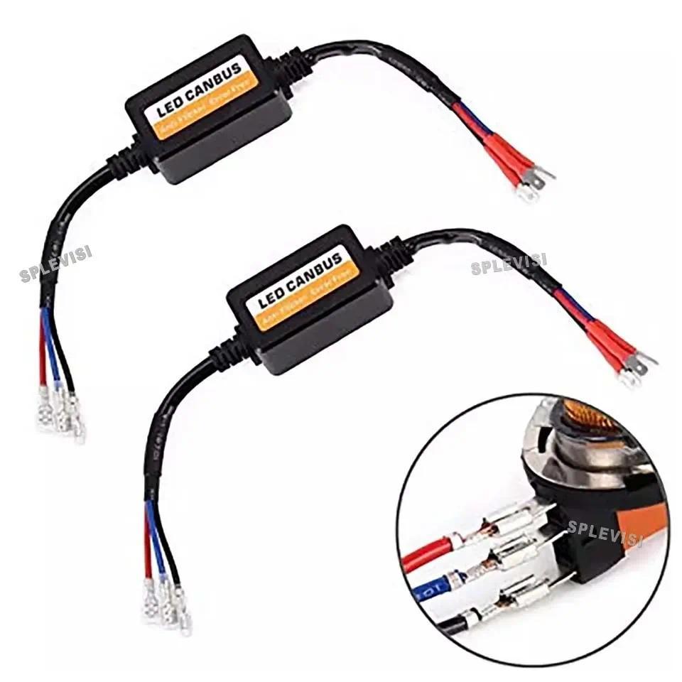 Jual 2pcs H15 LED Load Resistor Kit 50W 6ohm Headlight Bulb Relay ...