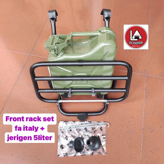 Jual Front rack hitam set fa italy + jerigen 5liter by Aderafi | Shopee ...