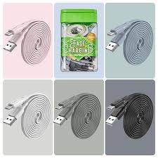Jual ROBOT RGL 100S Kabel Data Lightning 1 Toples Isi 20 PCS Fast ...
