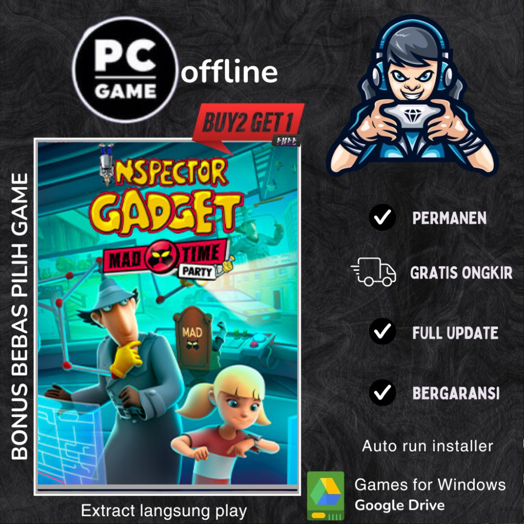 Jual INSPECTOR GADGET MAD TIME PARTY - GAME PC - GAME LAPTOP | Shopee ...