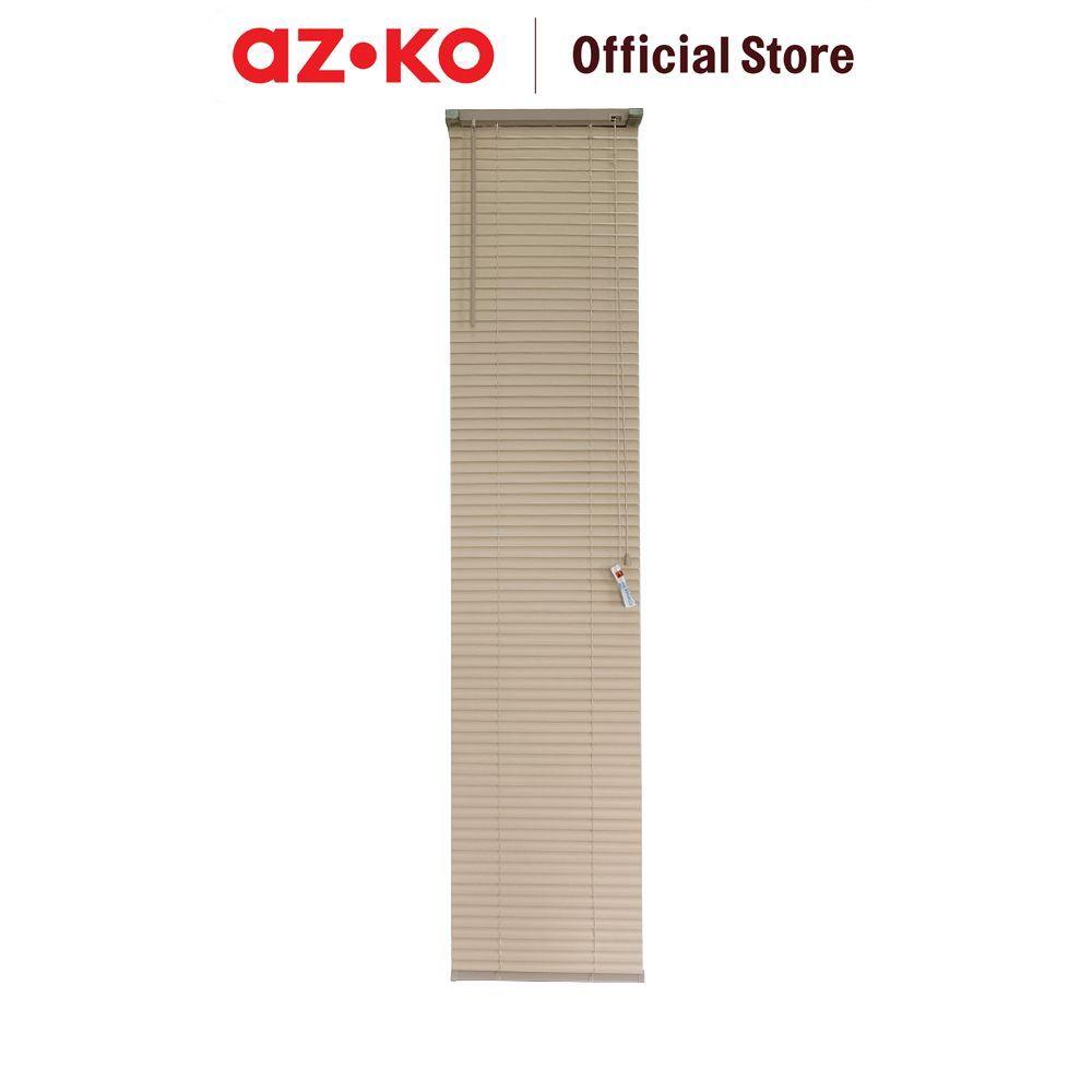 AZKO Forhom 40X180 cm Venetian Blinds 25 Mm Tirai Penutup Roll Kerai Hordeng Gulung Penghalau Cahaya Aksesoris Jendela