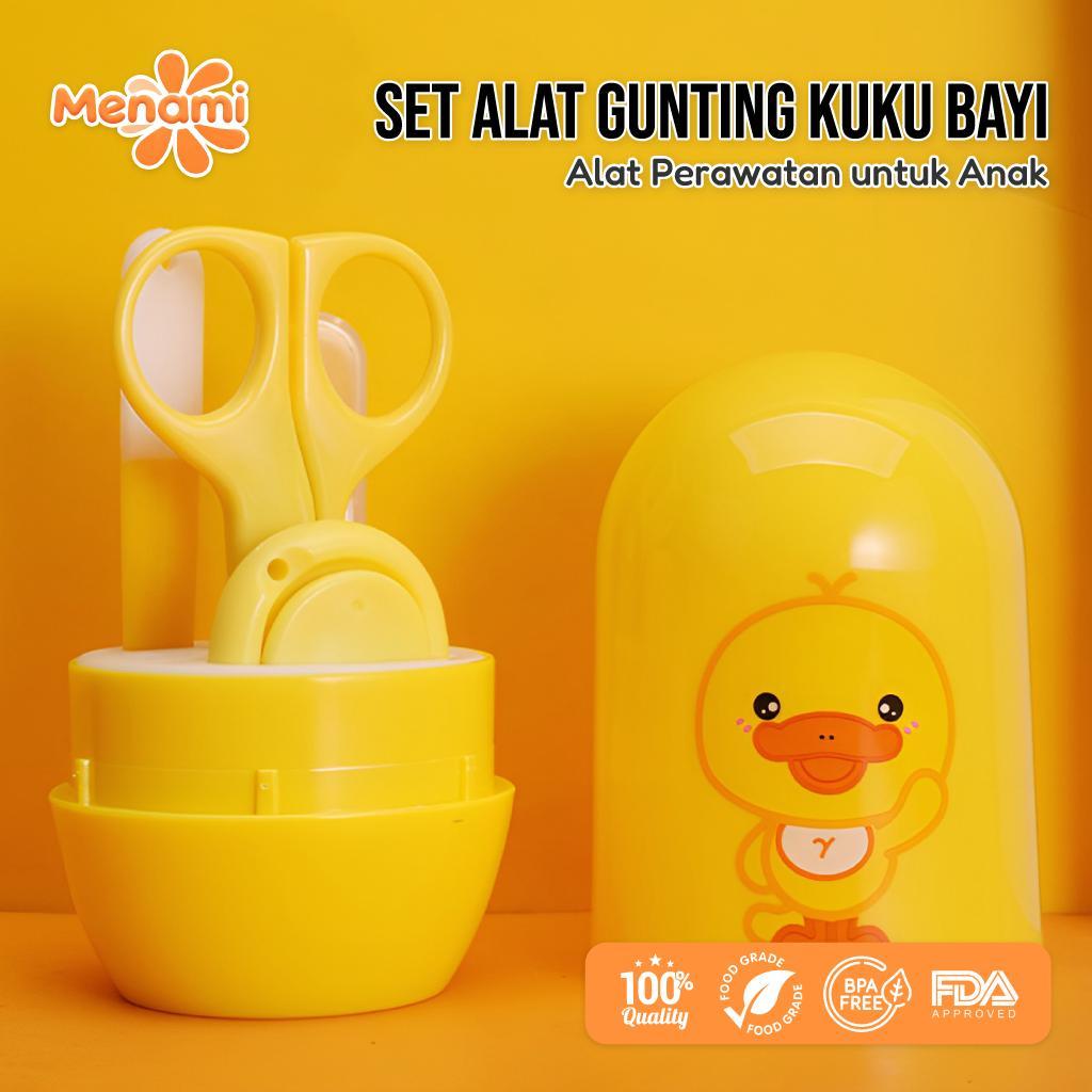 Jual Menami Set Gunting Kuku Bayi 4 in 1 Pemotong Kuku Anak Lucu Safe ...