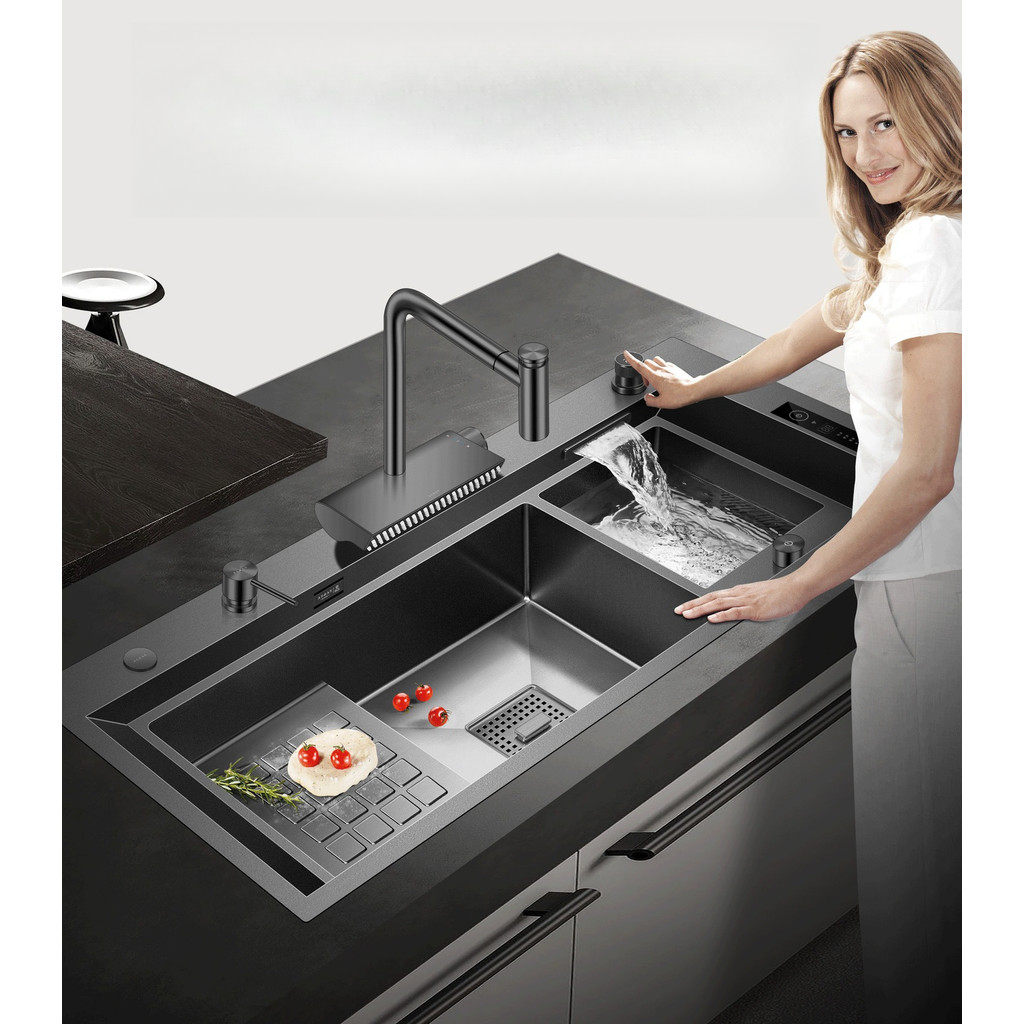Jual ASRAS Large Size Smart Purifying Kitchen Island Sinks SUS 304 ...