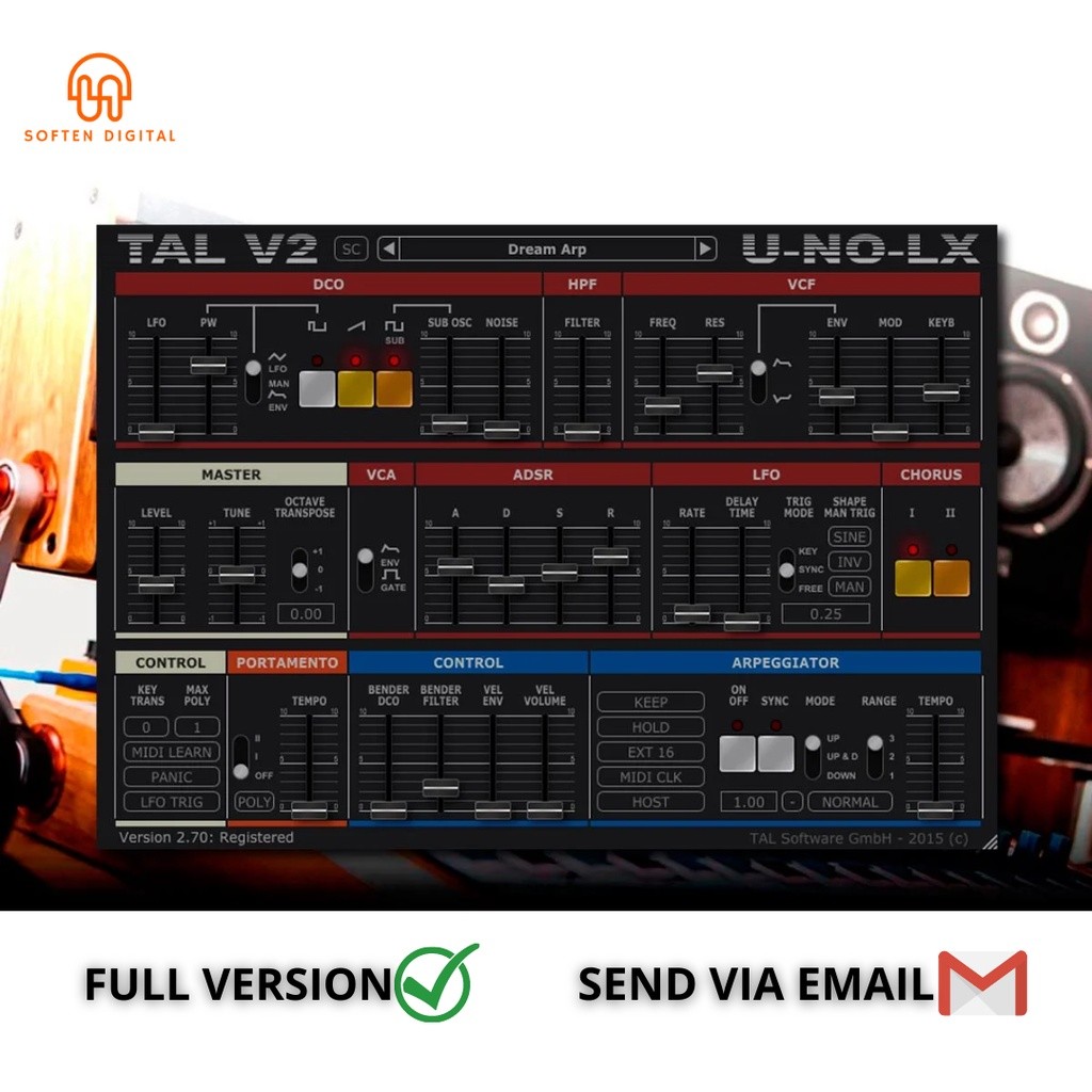 Jual Togu Audio Line TAL-U-NO-LX v4 VST Plugin complete rewritten ...