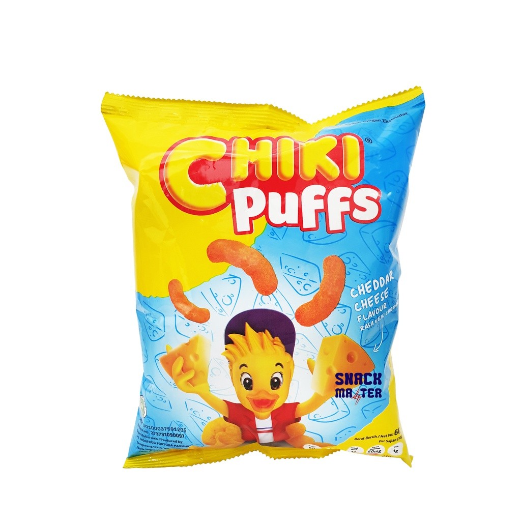 Jual Chiki Puff Cheese Snack Keju JUMBO - Netto 65 gr | Shopee Indonesia
