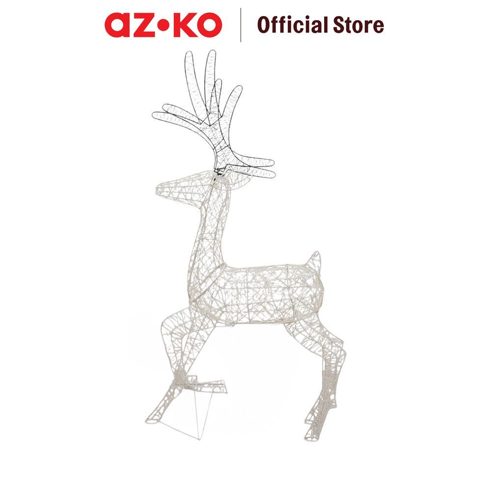 Jual AZKO Noelle Ukuran L Lampu Dekorasi Natal Christmas Deer - Putih ...