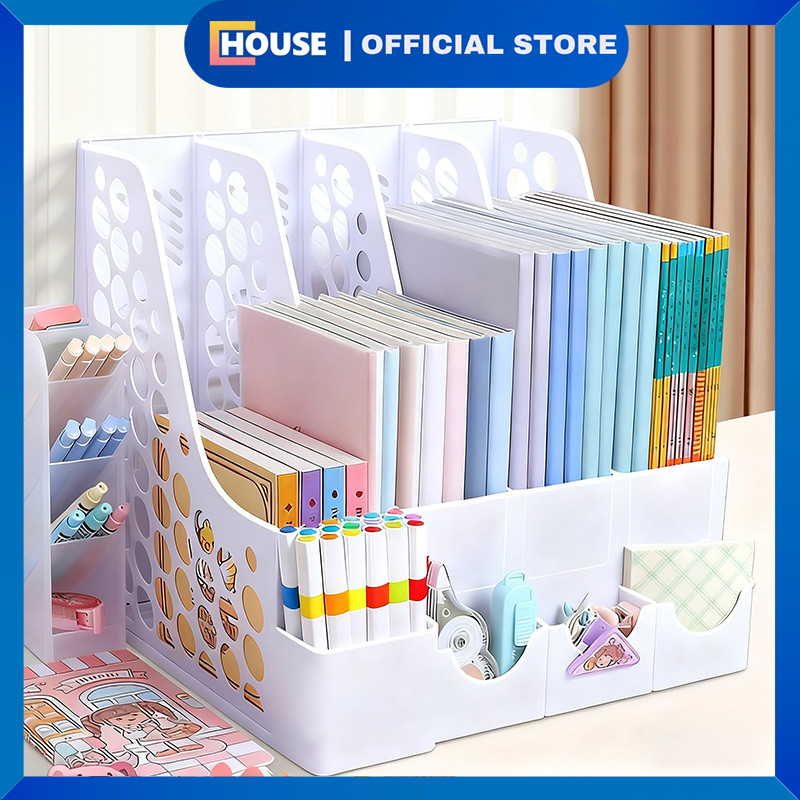 Jual UHOUSE Rak Penyimpanan Buku – Organizer Stationery & Dokumen ...