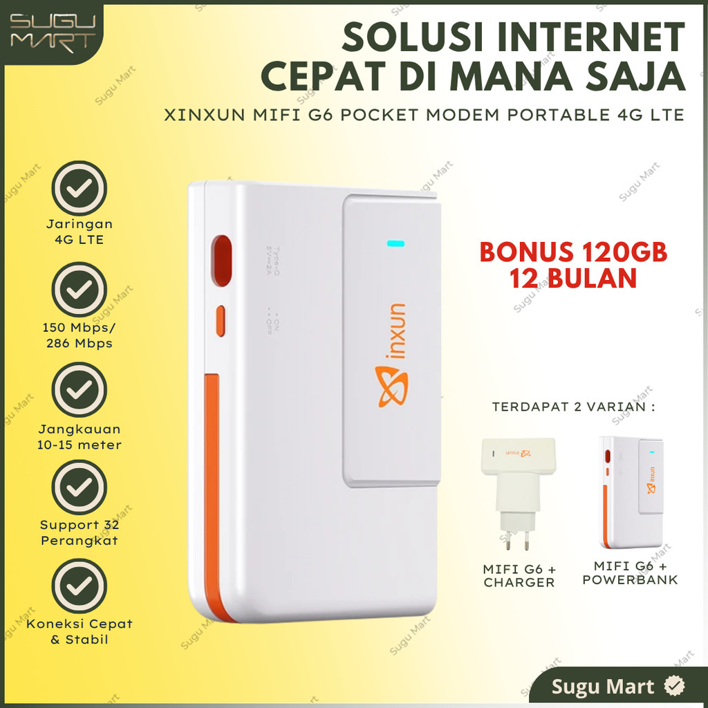 Jual XINXUN MODEM MIFI G6 CHARGER POWERBANK 8000MAH POCKET MOBILE WIFI ...