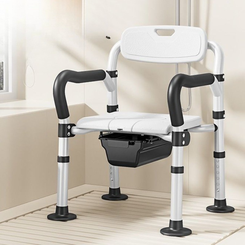 Jual Toilet Chairs Bathroom Chair - Bedside Commode Chair for Arms ...