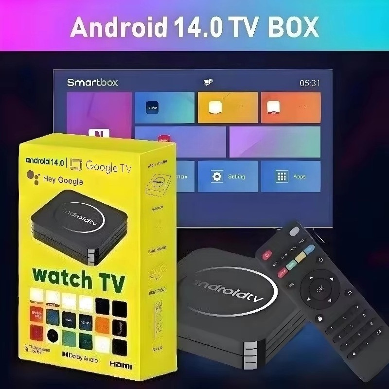 Jual Q3 Android 14 TV Box 8K Set Top Box Allwinner H3 HD 4K 2.4G Wifi ...