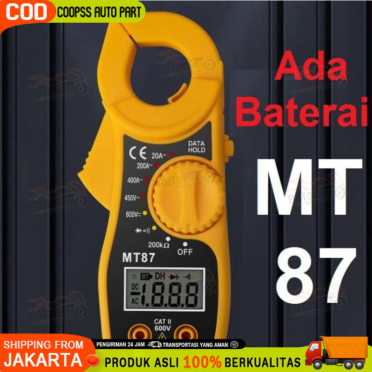 Jual COD MT87 Tang Ampere Multimeter MT-87 Kabel Tester Ukur Arus ...