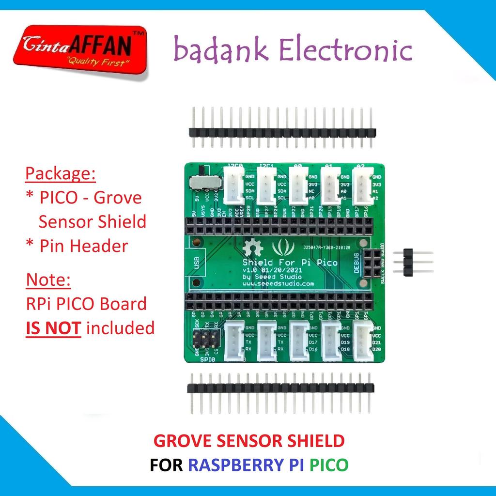 Jual Grove Sensor Shield for Raspberry PI PICO RP2040 | Shopee Indonesia