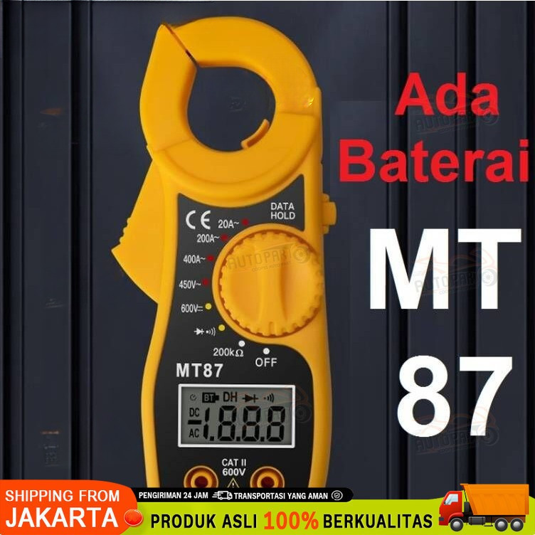 Jual COD MT87 Tang Ampere Multimeter MT-87 Kabel Tester Ukur Arus ...