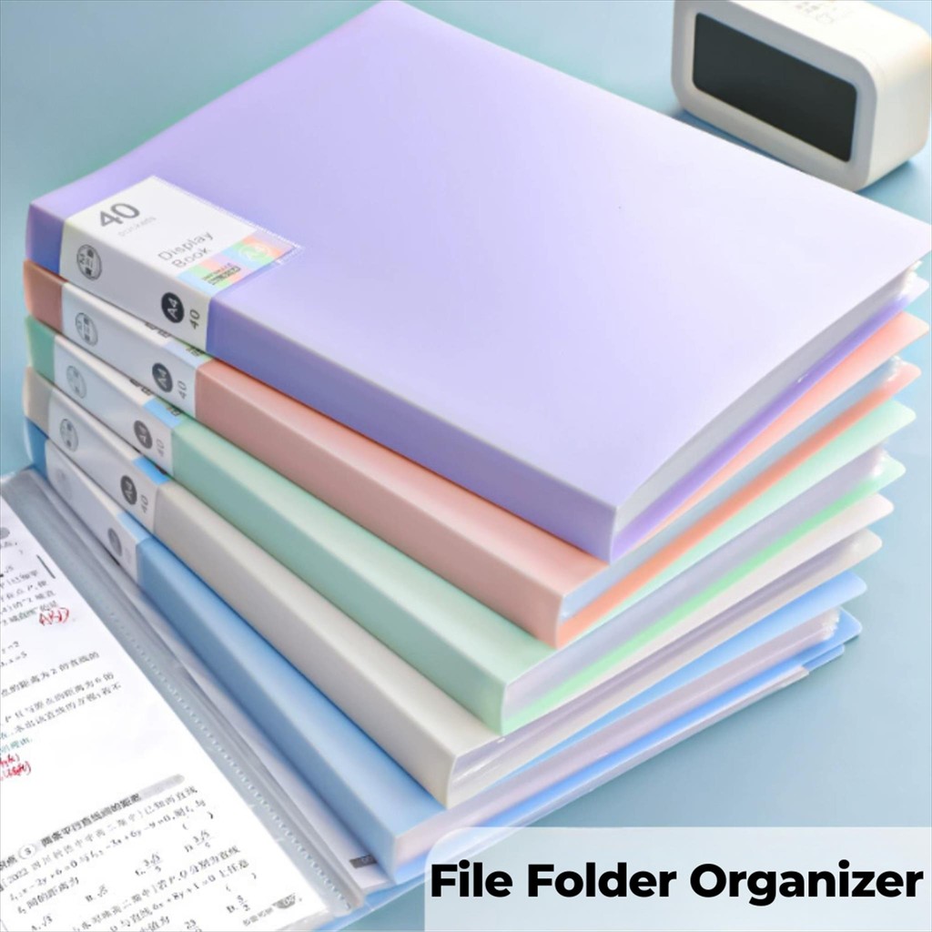 Jual Display Book Map File Folder Clear Holder Organizer Clear Holder ...