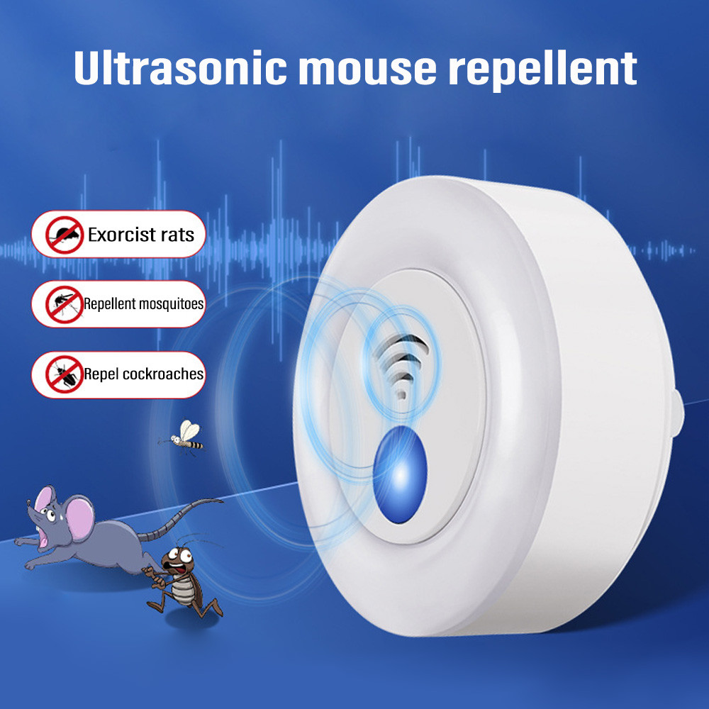 Jual EU/US Plug Electric Ultrasonic Pest Repeller Anti Mosquito ect ...
