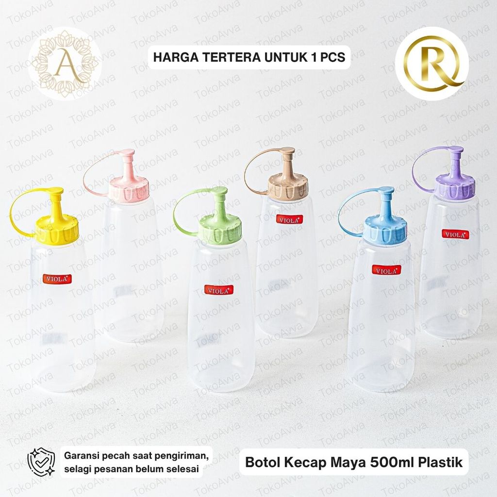 Jual Botol Kecap Maya 500ml Plastik Viola | Shopee Indonesia