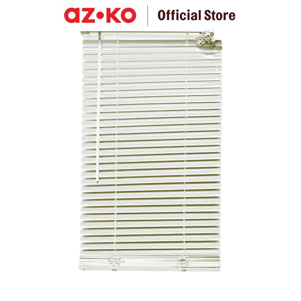 AZKO Forhom 60X180 cm Venetian Blinds 25 Mm Tirai Penutup Roll Kerai Hordeng Gulung Penghalau Cahaya Aksesoris Jendela