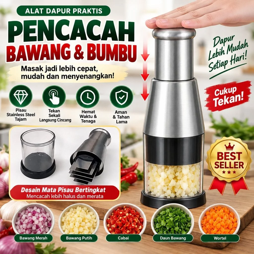 COD [Garansi 10 Tahun] Penekan Bawang Putih Multifungsi Kecepatan Tinggi | Pencincang Bawang Putih | Pencincang Makanan Elektrik / Pencincang Sayuran Elektrik / Pengupas Rumah Tangga / Penggiling Bawang Putih / Pengupas Bawang Putih Otomatis