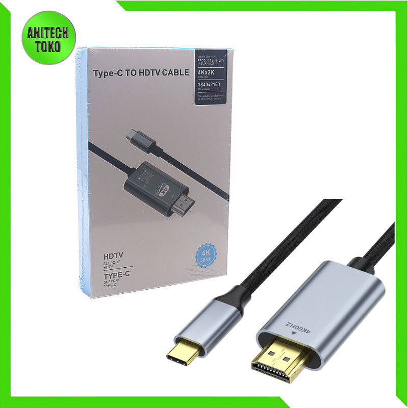 Jual [anitech toko] Kabel USB Type C 3.1 to HDMI TV Converter 4K 2 ...
