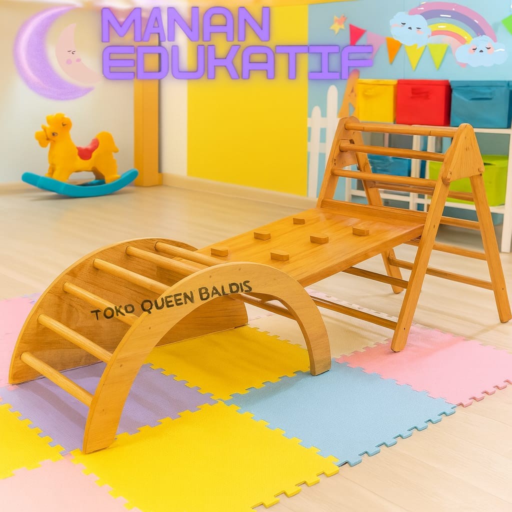 Jual Playground Anak Indoor Set Tangga Prosotan Lipat Pickler Parklon ...