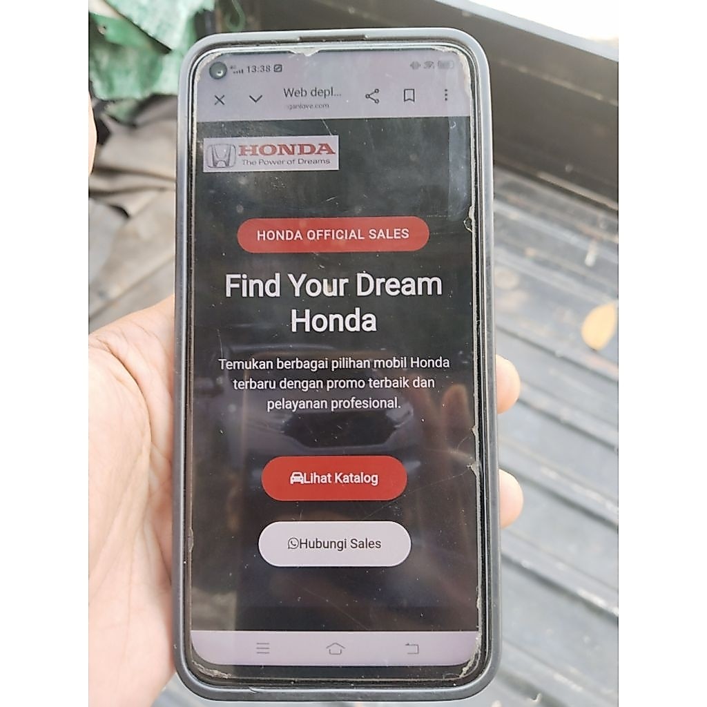 website sales honda