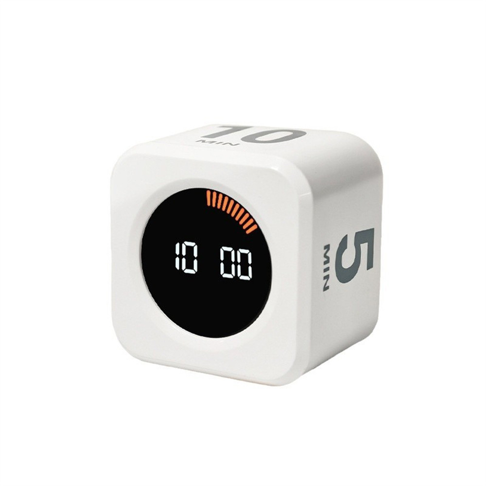 Asfrode Cube Timer, Sensore Digitale Di Gravità Flip Timer Girevole Da