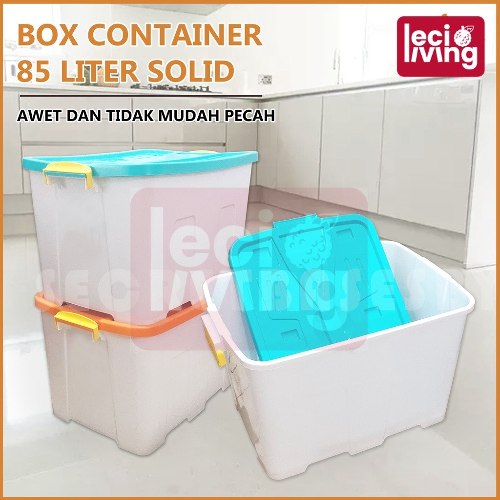 Jual BOX CONTAINER 85 LITER + RODA - Kontainer Box Plastik / Container ...