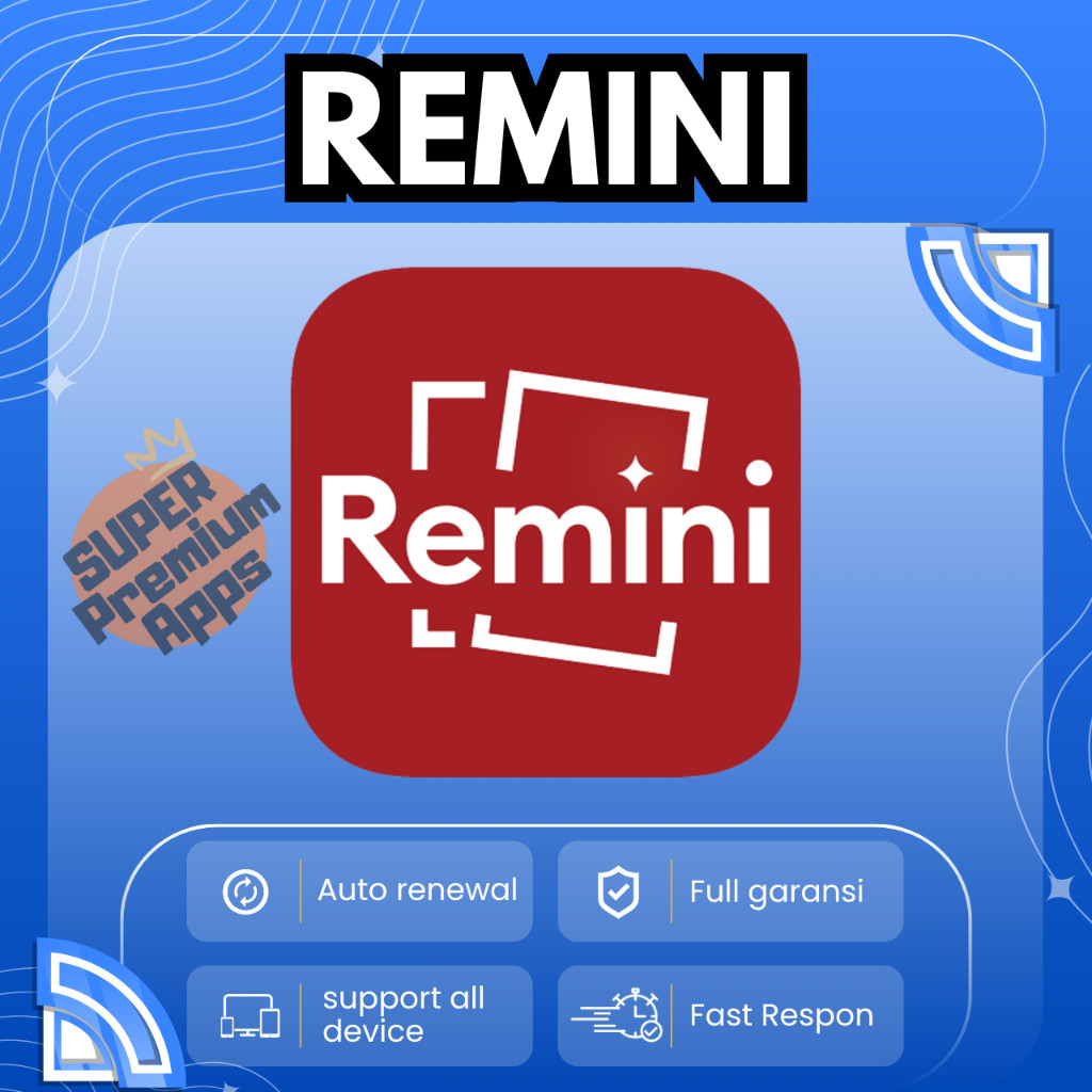 Jual [1 Bulan] Remini Pro Premium (WEB ios/android) | Full Garansi ...