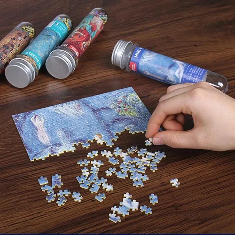 Jual 150pc Mini Test Tube Puzzle Pieces Micro Jigsaw Test Tube Tiny ...
